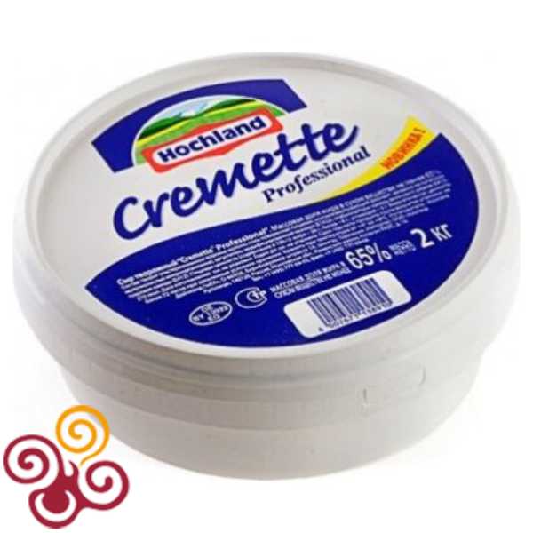 Сыр творожный 2кг Cremette 65%