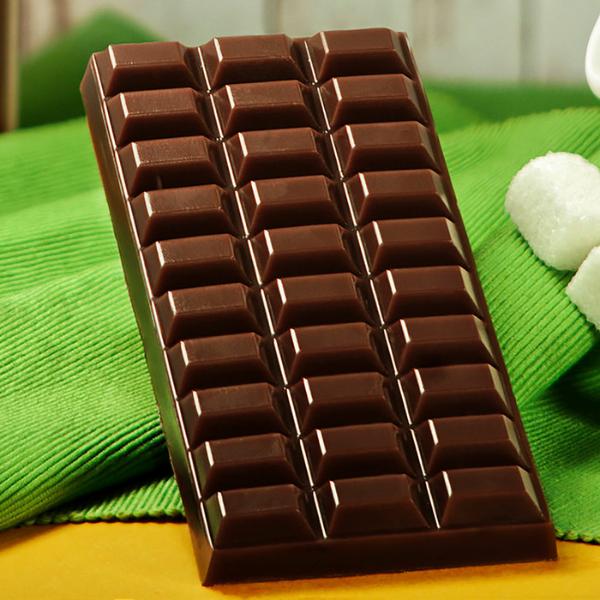 Форма для шоколада 7×15×1 см "Шоколад тёмный"