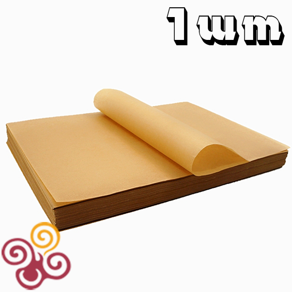 Пергамент коричневый, силиконизированный двухсторонний 400*600мм 1шт