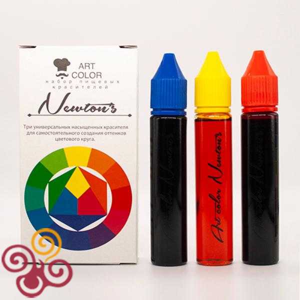 Набор красителей пищевых Art Color Ньютон 3 цвета по 37мл