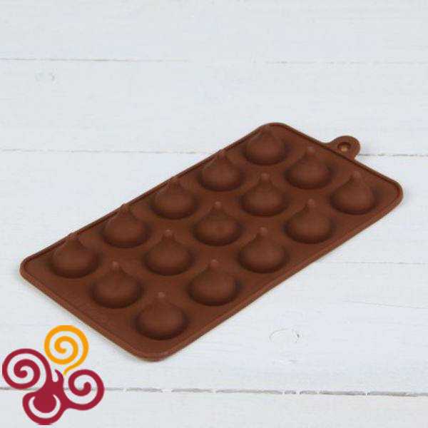 Форма для льда и шоколада 20,5х10,5х2 см "Трюфель", 15 ячеек