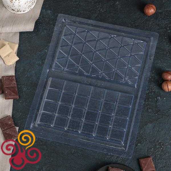 Форма для шоколада 26,5×21 см "Плитка шоколада" 4515963