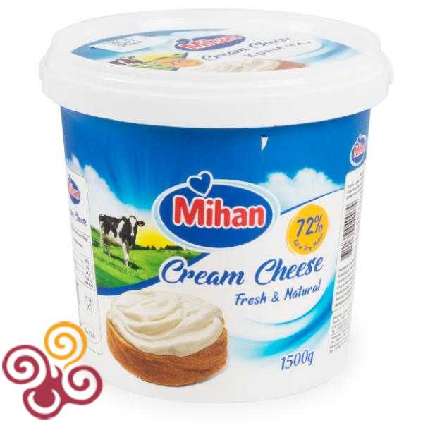 Сыр кремчиз Mihan 72% 1,5кг